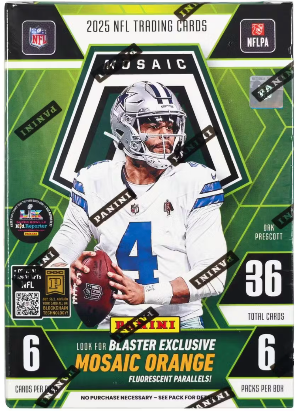 2025 Panini Moasic Football Blaster Box