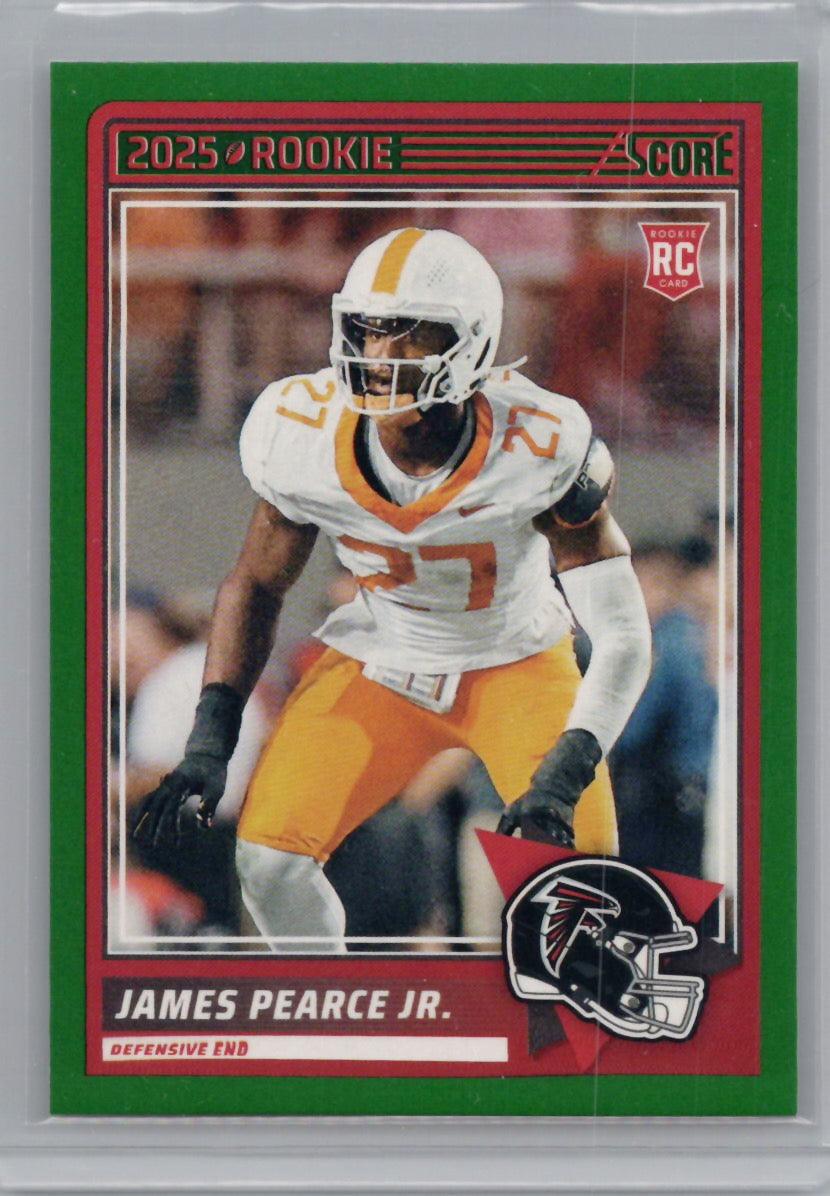 2025 Score #26 James Pearce Jr. Green Atlanta Falcons