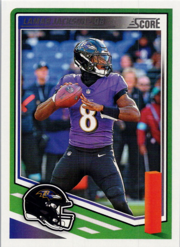 2025 Score #75 Lamar Jackson Baltimore Ravens