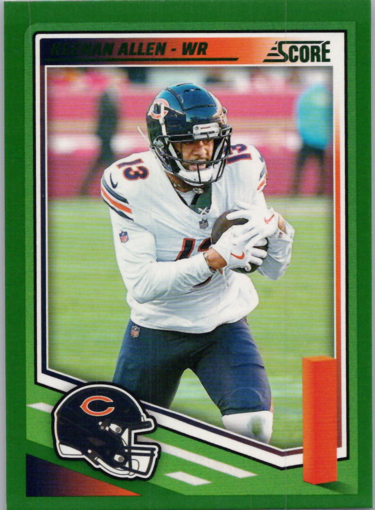 2025 Score #260 Keenan Allen Green Chicago Bears