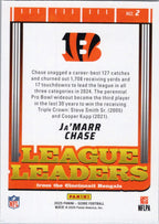 2025 Score #2 Ja’Marr Chase League Leaders Cincinnati Bengals