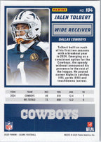 2025 Score #104 Jalen Tolbert Dallas Cowboys