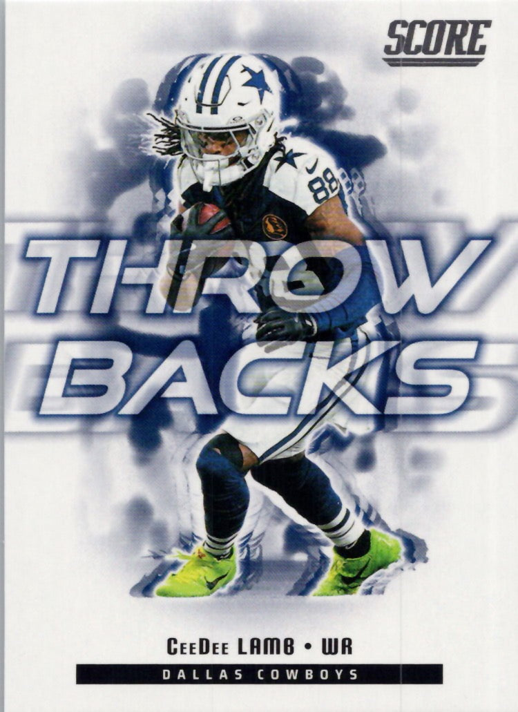 2025 Score #25 CeeDee Lamb Throwbacks Dallas Cowboys