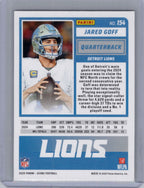 2025 Score #154 Jared Goff Dots Gold #/499 Detroit Lions