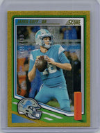 2025 Score #154 Jared Goff Dots Gold #/499 Detroit Lions