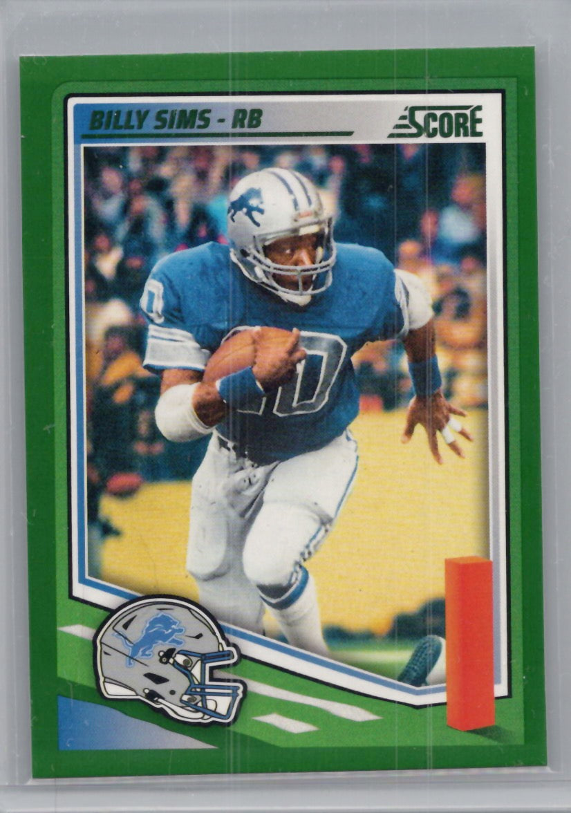 2025 Score #233 Billy Sims Green Detroit Lions