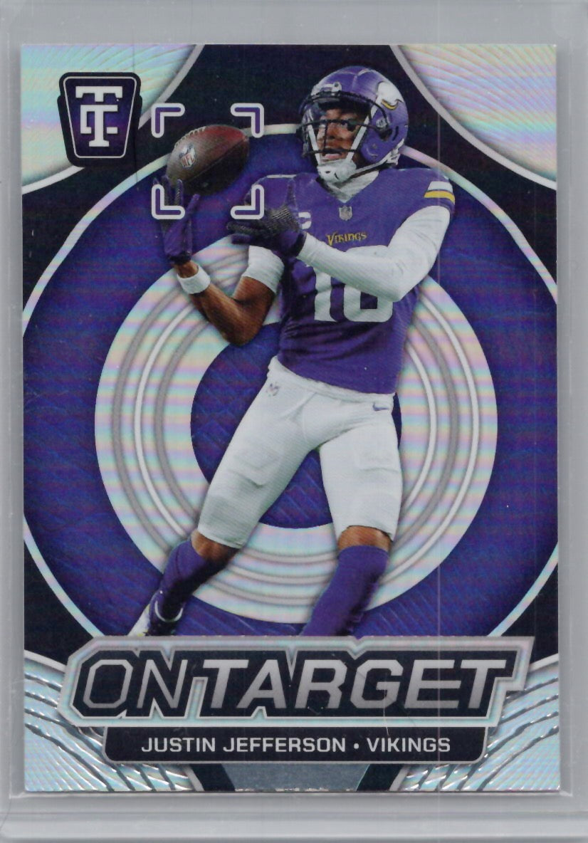 2024 Panini Totally Certified #15 Justin Jefferson On Target Minnesota Vikings