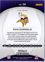2024 Panini Totally Certified #58 Sam Darnold Minnesota Vikings