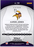 2024 Panini Totally Certified #59 Aaron Jones Minnesota Vikings
