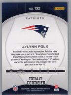 2024 Panini Totally Certified #132 Ja'Lynn Polk Mirror Maroon New England Patriots