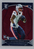 2024 Panini Totally Certified #132 Ja'Lynn Polk Mirror Maroon New England Patriots
