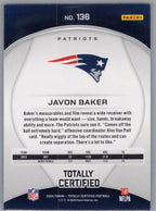 2024 Panini Totally Certified #136 Javon Baker New England Patriots