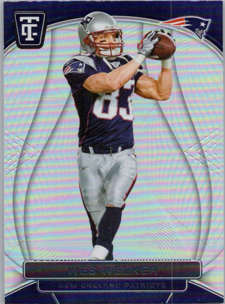 2024 Panini Totally Certified #187 Wes Welker New England Patriots