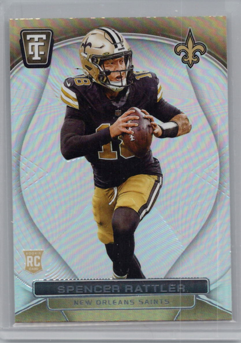 2024 Panini Totally Certified #166 Spencer Rattler New Orleans Saints
