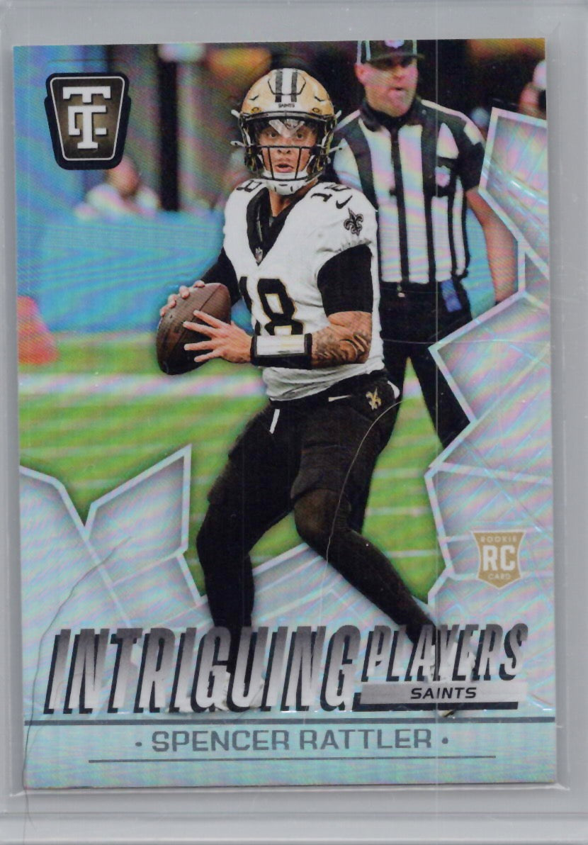 2024 Panini Totally Certified #18 Spencer Rattler Intriguing Players Mirror New Orleans Saints