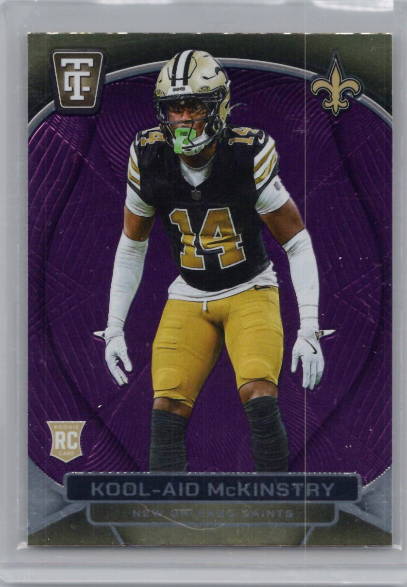 2024 Panini Totally Certified #153 Kool-Aid McKinstry Mirror Purple New Orleans Saints