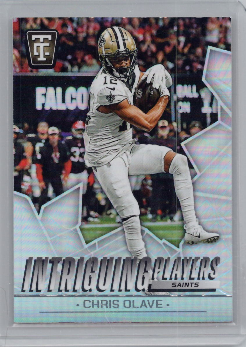 2024 Panini Totally Certified #14 Chris Olave Intriguing Players Mirror New Orleans Saints