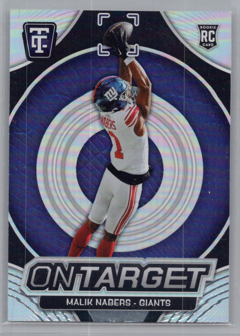 2024 Panini Totally Certified #4 Malik Nabers On Target New York Giants