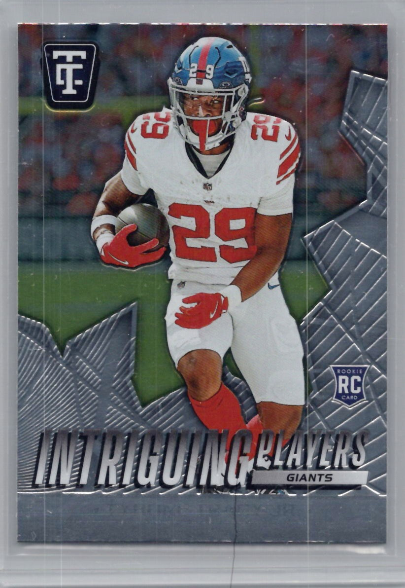 2024 Panini Totally Certified #16 Tyrone Tracy Jr. Intriguing Players New York Giants