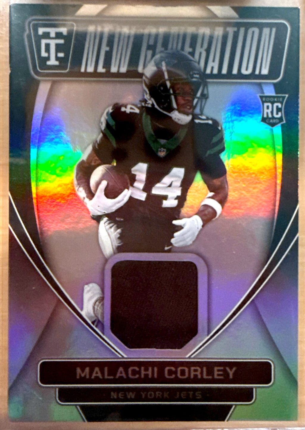 2024 Panini Totally Certified #NGJ-MCY Malachi Corley New Generation Jerseys New York Jets