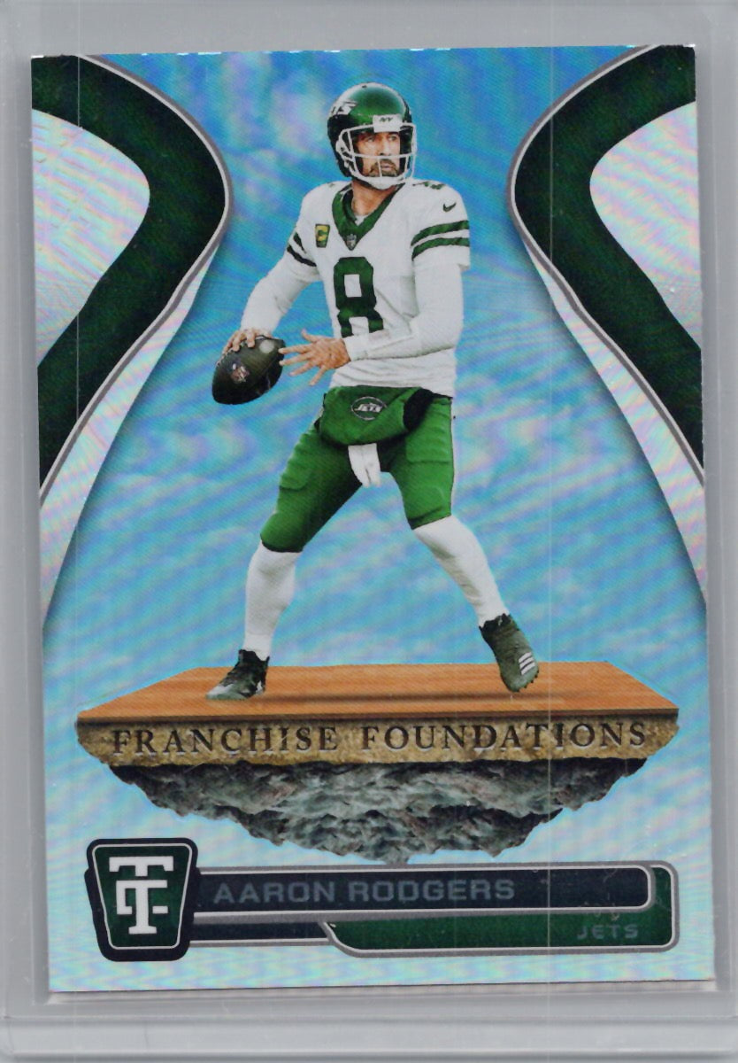2024 Panini Totally Certified #5 Aaron Rodgers Franchise Foundations New York Jets