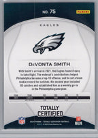 2024 Panini Totally Certified #75 DeVonta Smith Mirror Purple Philadelphia Eagles