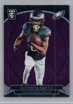2024 Panini Totally Certified #75 DeVonta Smith Mirror Purple Philadelphia Eagles