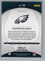 2024 Panini Totally Certified #114 Cooper DeJean Philadelphia Eagles