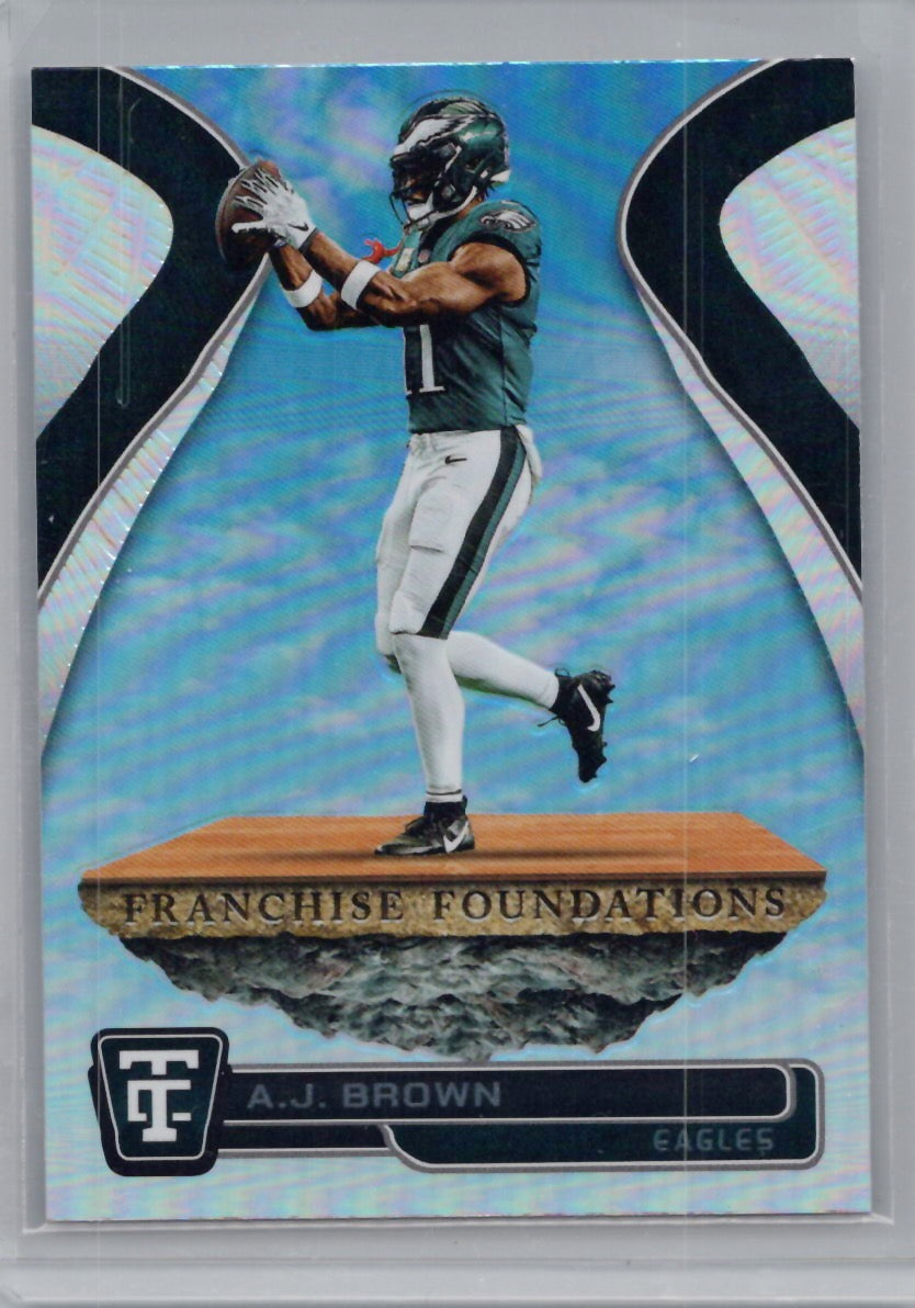 2024 Panini Totally Certified #10 A.J. Brown Franchise Foundations Philadelphia Eagles