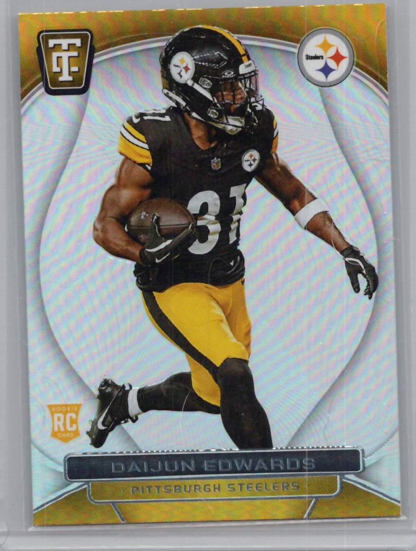 2024 Panini Totally Certified #116 Daijun Edwards Pittsburgh Steelers