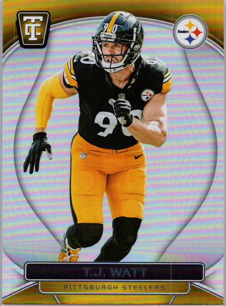 2024 Panini Totally Certified #79 T.J. Watt Pittsburgh Steelers