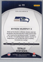 2024 Panini Totally Certified #111 Byron Murphy II Seattle Seahawks