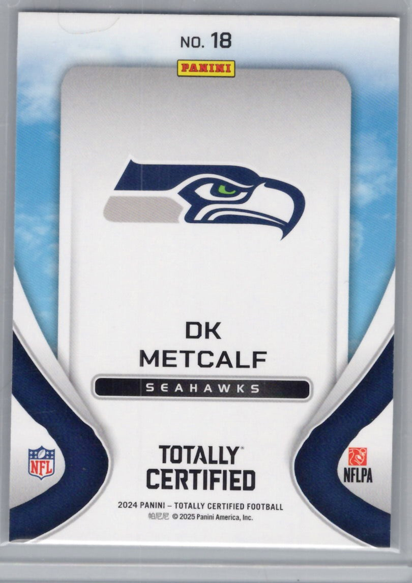 2024 Panini Totally Certified #18 DK Metcalf Franchise Foundations Seattle Seahawks