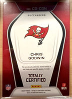 2024 Panini Totally Certified #CG-CGN Chris Godwin Certified Gamers Tampa Bay Buccaneers