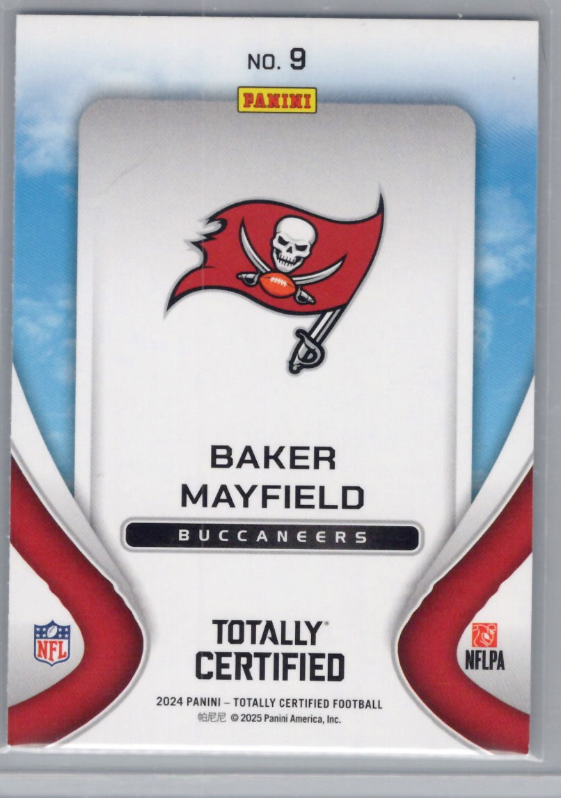2024 Panini Totally Certified #9 Baker Mayfield Franchise Foundations Tampa Bay Buccaneers