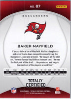 2024 Panini Totally Certified #87 Baker Mayfield Tampa Bay Buccaneers