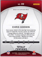 2024 Panini Totally Certified #89 Chris Godwin Tampa Bay Buccaneers