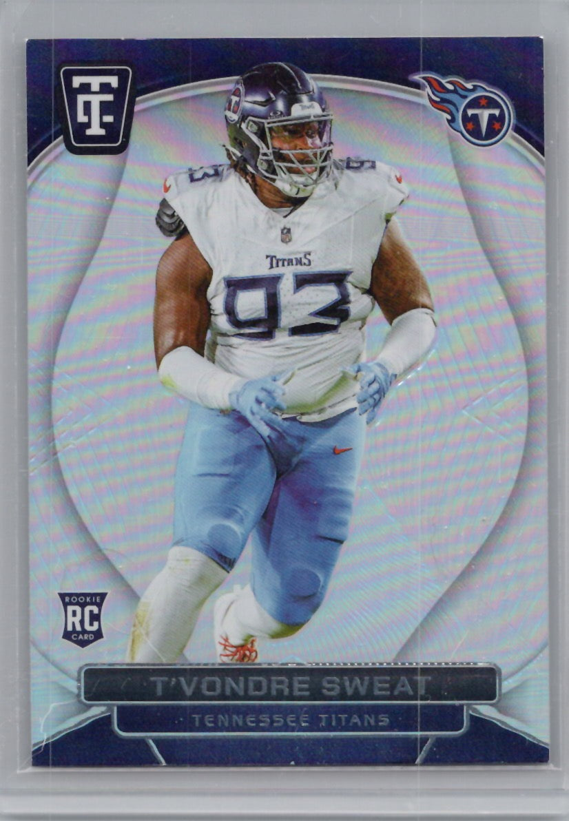2024 Panini Totally Certified #172 T'Vondre Sweat Tennessee Titans