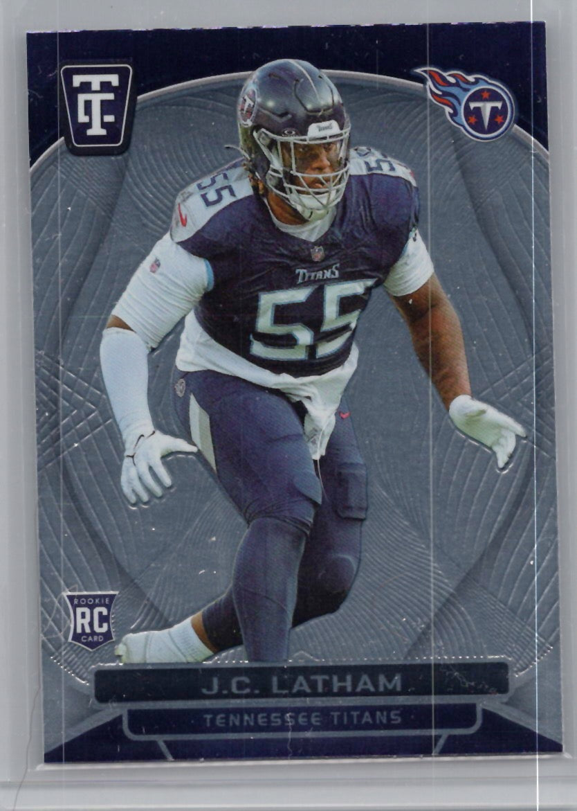 2024 Panini Totally Certified #126 J.C. Latham Tennessee Titans