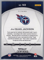 2024 Panini Totally Certified #143 Jha'Quan Jackson Tennessee Titans