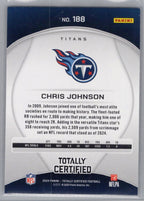 2024 Panini Totally Certified #188 Chris Johnson Mirror Maroon Tennessee Titans