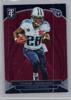2024 Panini Totally Certified #188 Chris Johnson Mirror Maroon Tennessee Titans