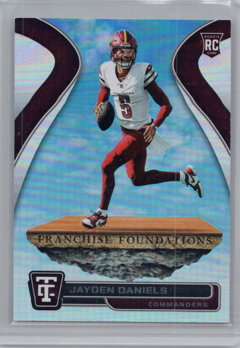 2024 Panini Totally Certified #20 Jayden Daniels Franchise Foundations Washington Commanders