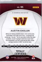 2024 Panini Totally Certified #95 Austin Ekeler Washington Commanders