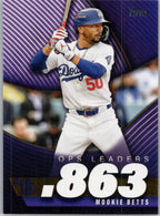 2025 Topps #OPS-15 Mookie Betts OPS Leaders Los Angeles Dodgers
