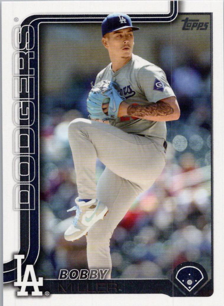 2025 Topps #652 Bobby Miller Los Angeles Dodgers