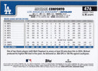 2025 Topps #476 Michael Conforto Los Angeles Dodgers