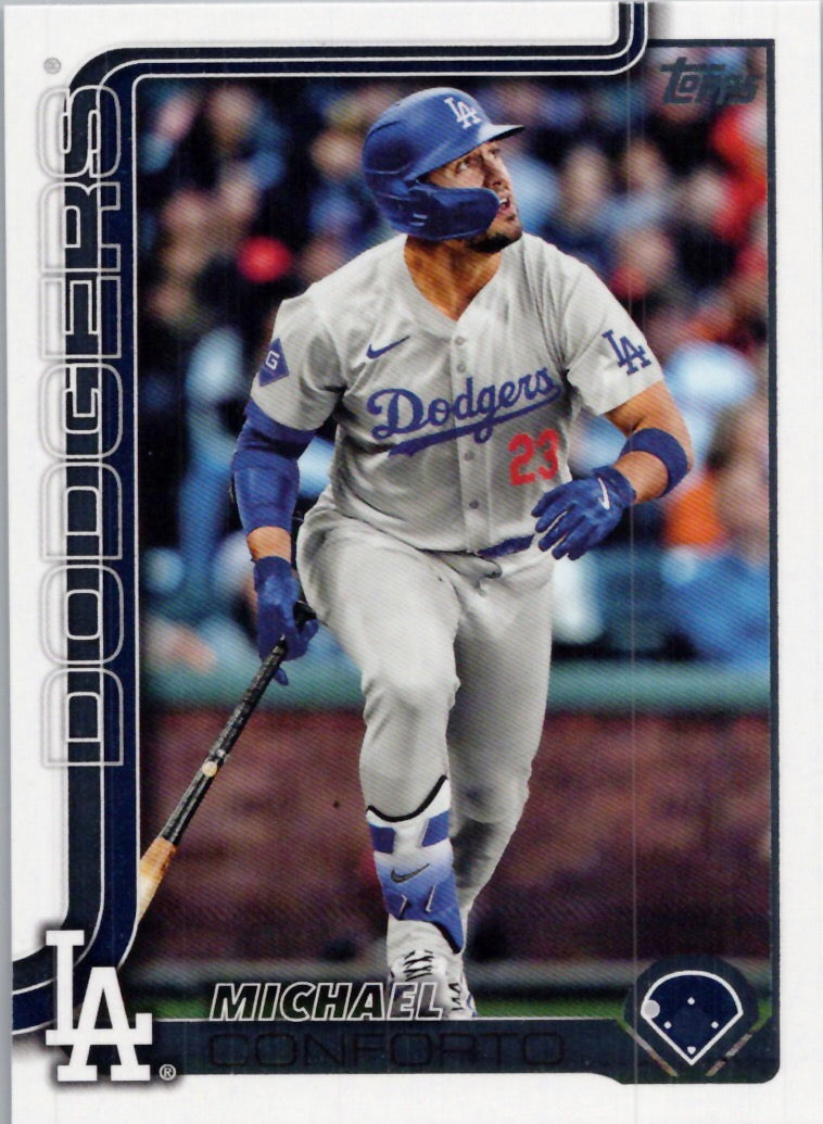 2025 Topps #476 Michael Conforto Los Angeles Dodgers