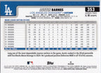2025 Topps #353 Austin Barnes Los Angeles Dodgers