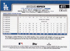 2025 Topps #611 Michael Kopech Los Angeles Dodgers